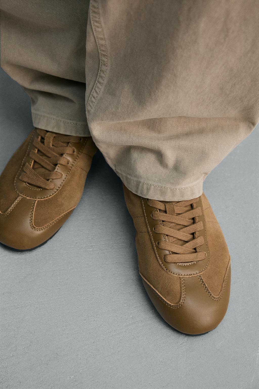 КОЖАНЫЕ КРОССОВКИ