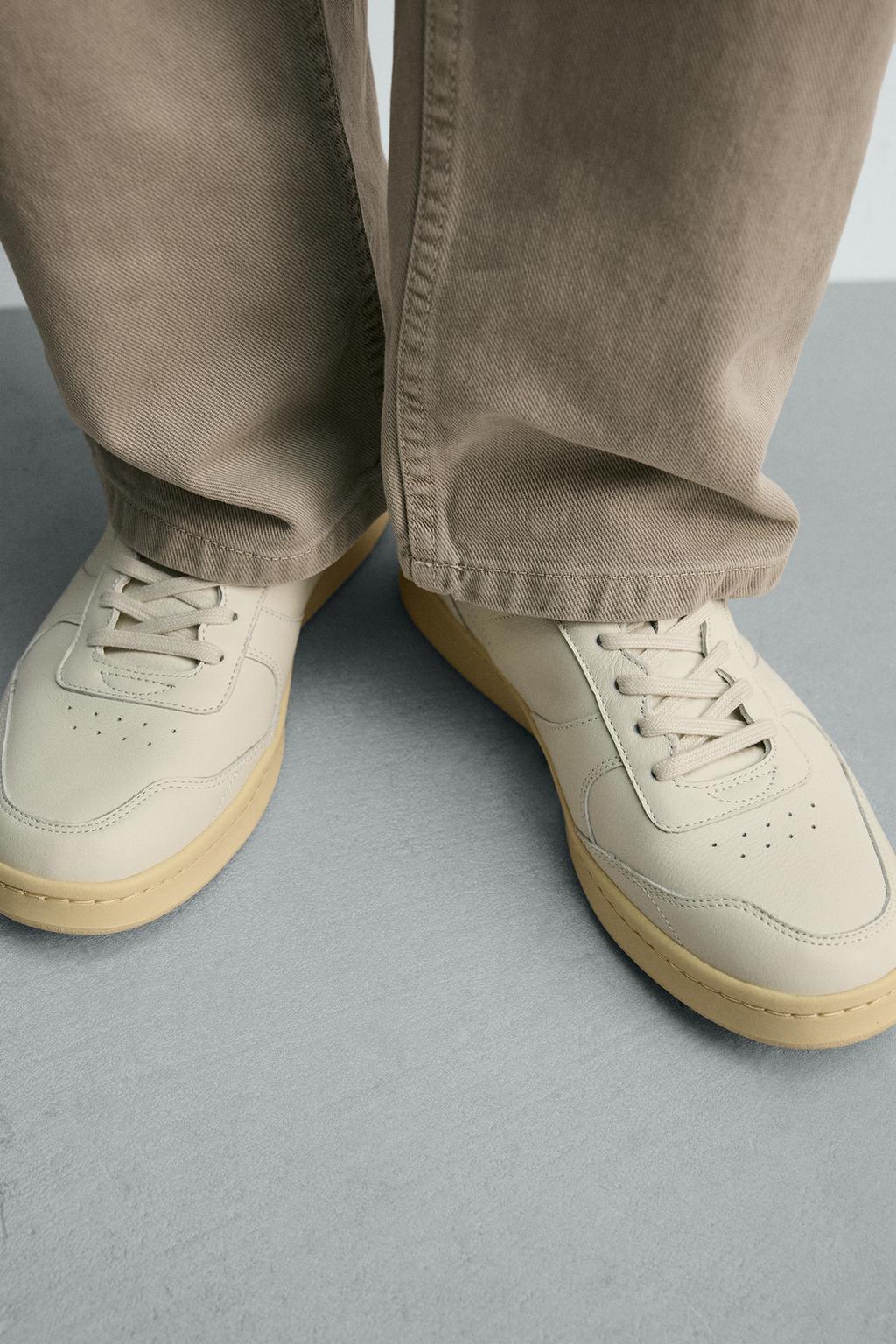 КОЖАНЫЕ КРОССОВКИ В СТИЛЕ РЕТРО