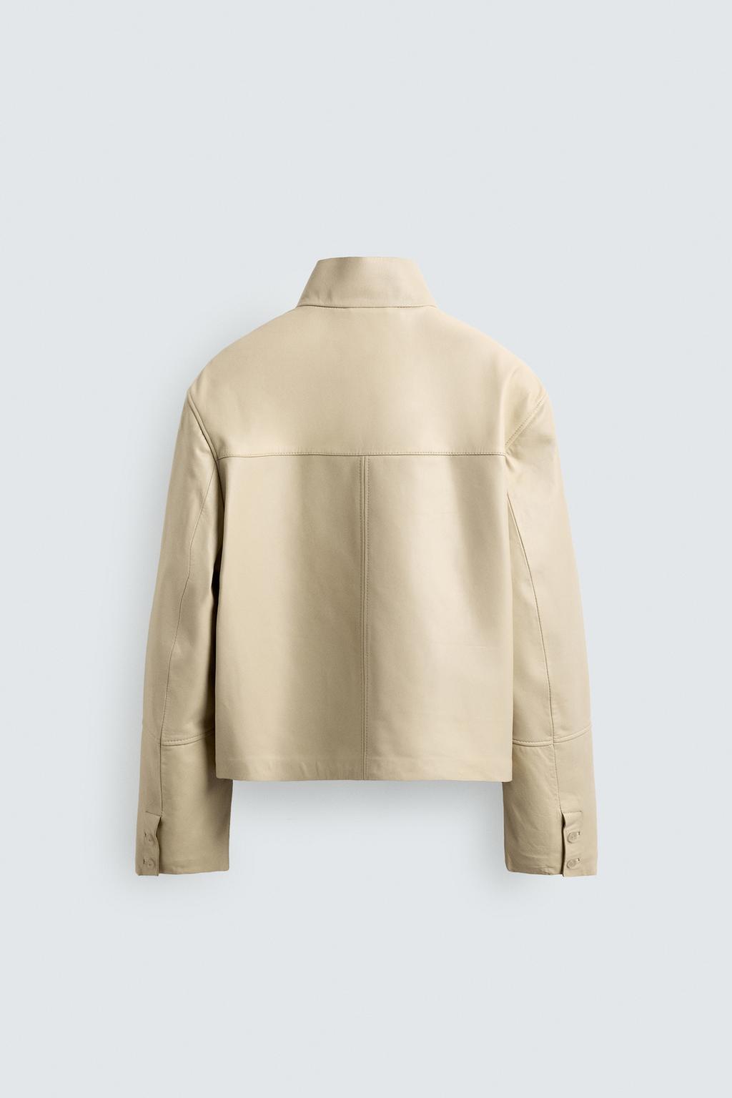 КОЖАНАЯ КУРТКА НА МОЛНИИ