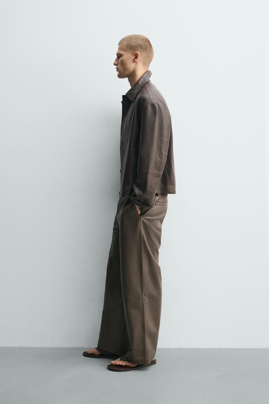 КОЖАНАЯ КУРТКА BOXY FIT