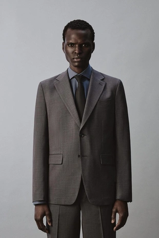 Костюмный блейзер из рельефной ткани- Заказать в России