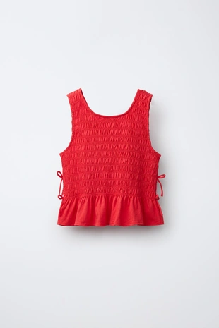Топ с резинками и завязками- Заказать в России