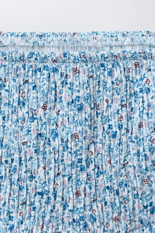 Юбка-шорты с цветочным принтом- Заказать в России