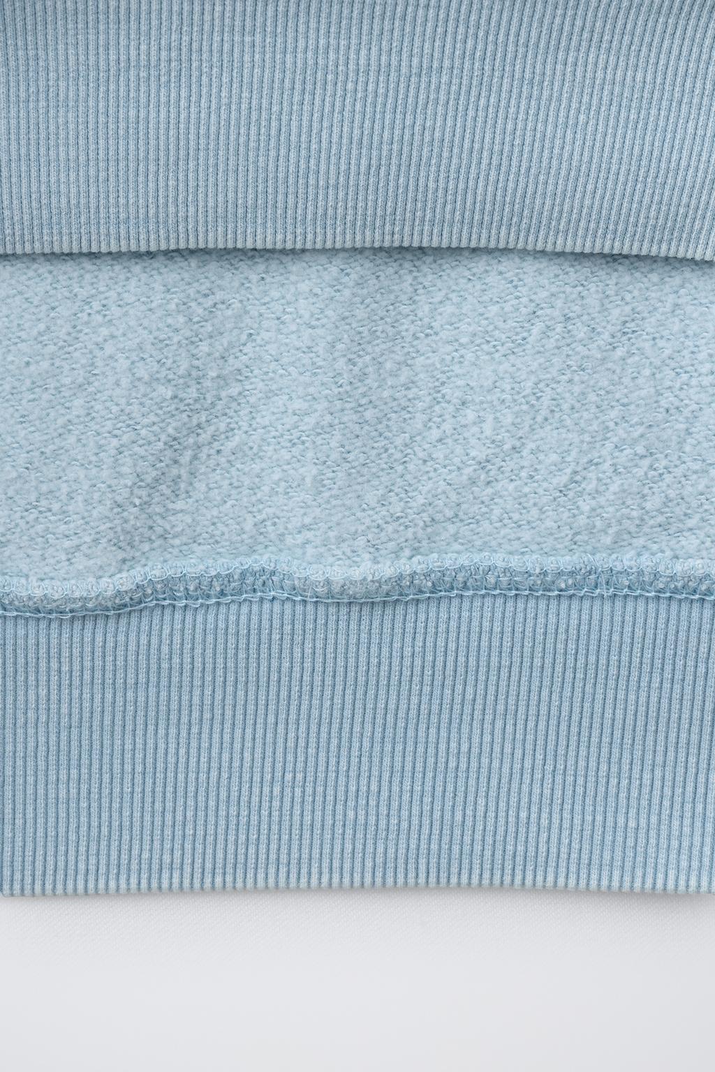 ХУДИ С КАПЮШОНОМ И НАДПИСЬЮ ИЗ ТКАНИ С ЭФФЕКТОМ ПОТЕРТОСТИ