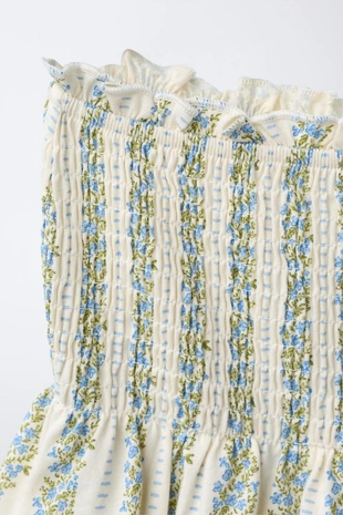 Юбка-шорты с цветочным принтом- Заказать в России