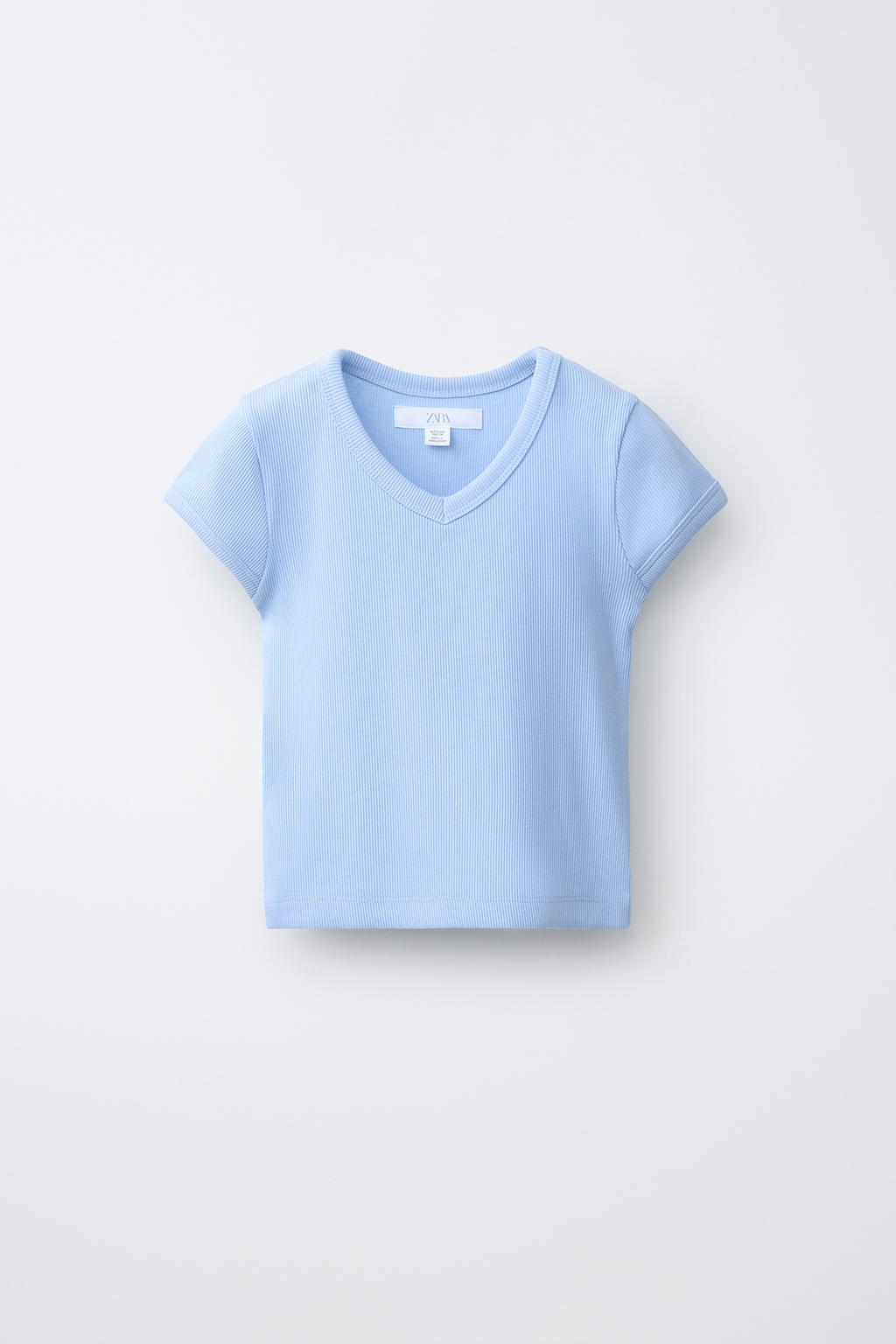 ТОП В РУБЧИК С V-ОБРАЗНЫМ ВЫРЕЗОМ