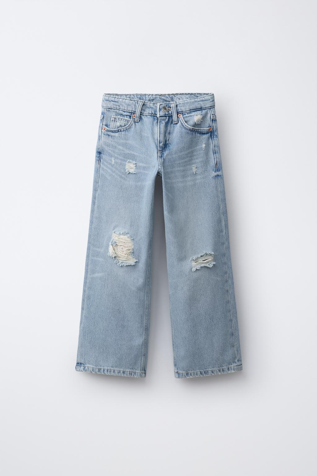 ДЖИНСЫ WIDE LEG С КРЮЧКОМ