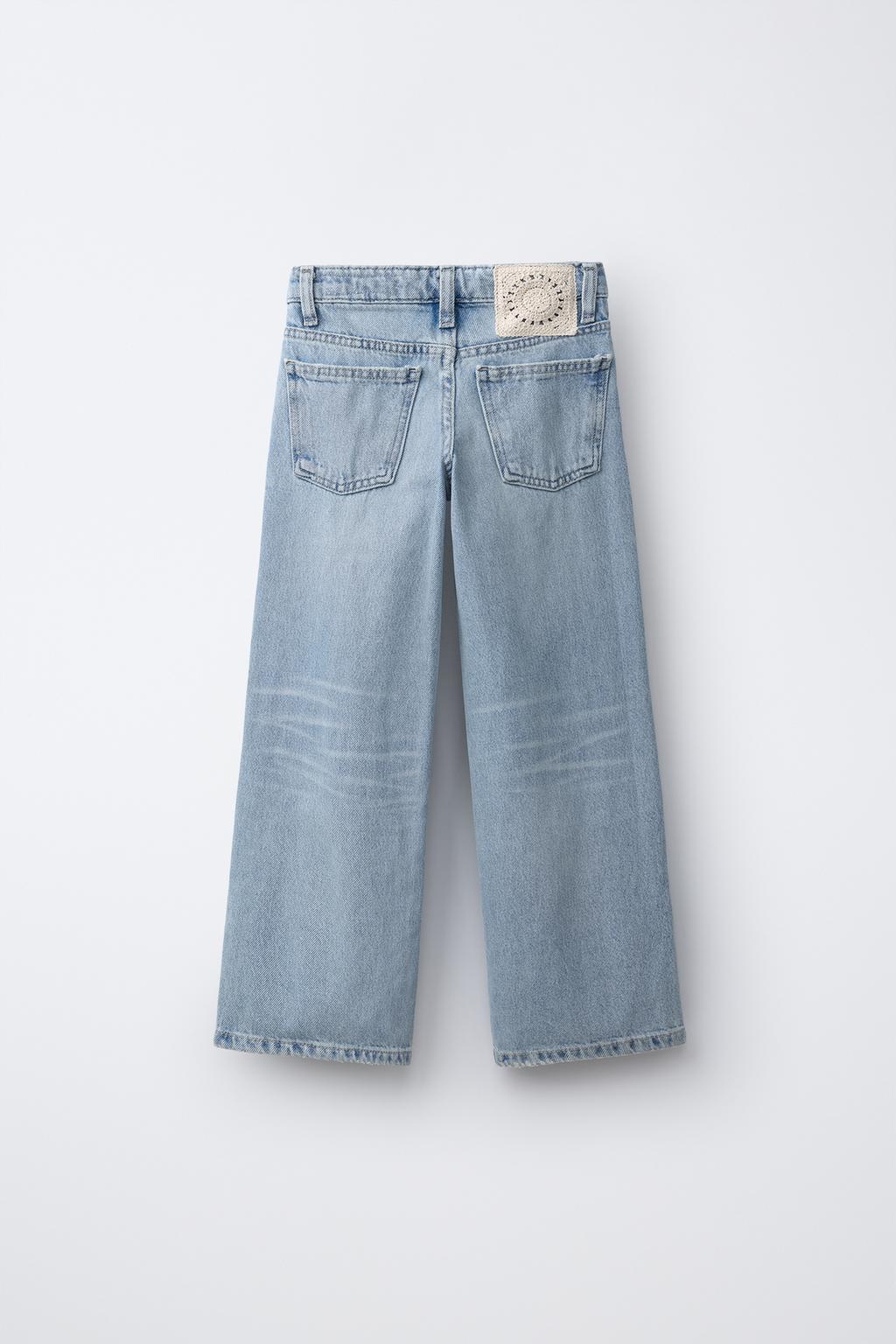 ДЖИНСЫ WIDE LEG С КРЮЧКОМ