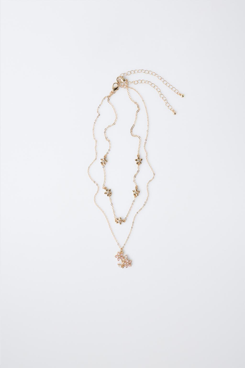 Набор из двух цветочных ожерелий