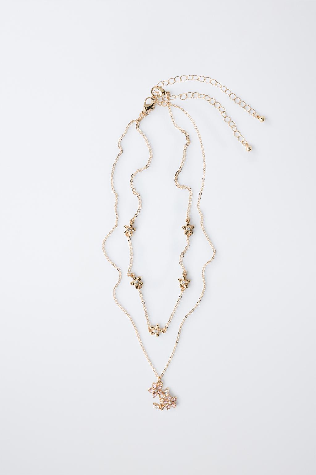 Набор из двух цветочных ожерелий