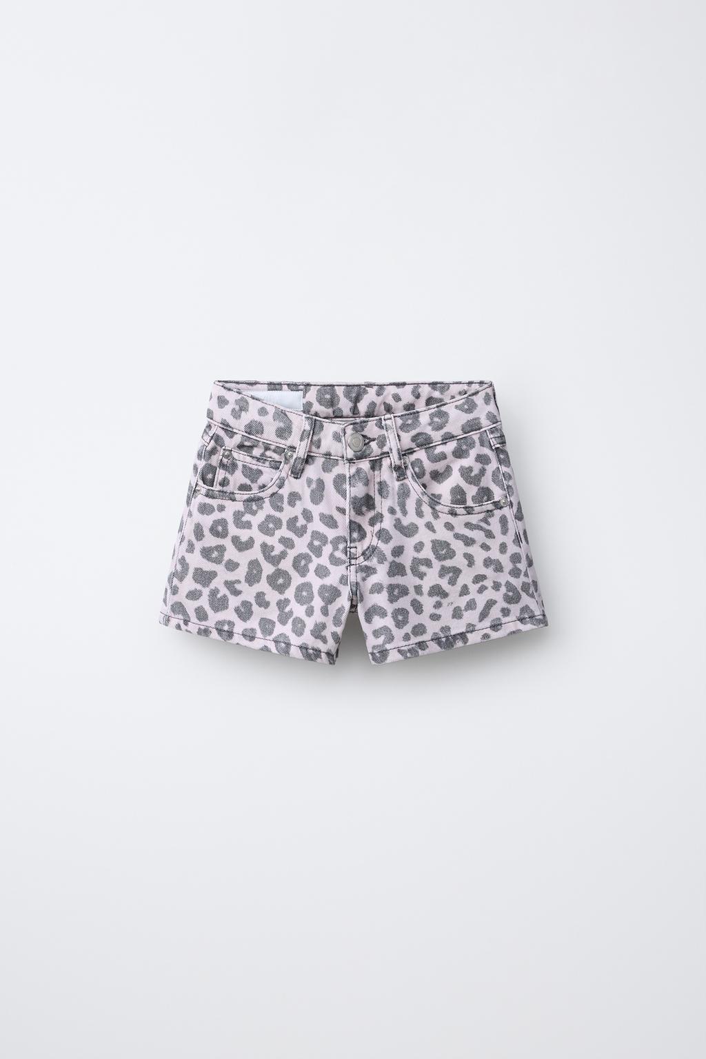 ШОРТЫ С АНИМАЛИСТИЧНЫМ ПРИНТОМ