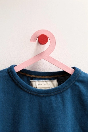 Zara Timeless - однотонная хлопковая футболка