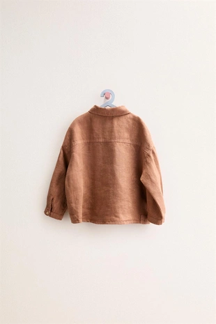 Zara Timeless — куртка-рубашка из 100% льна- Заказать в России