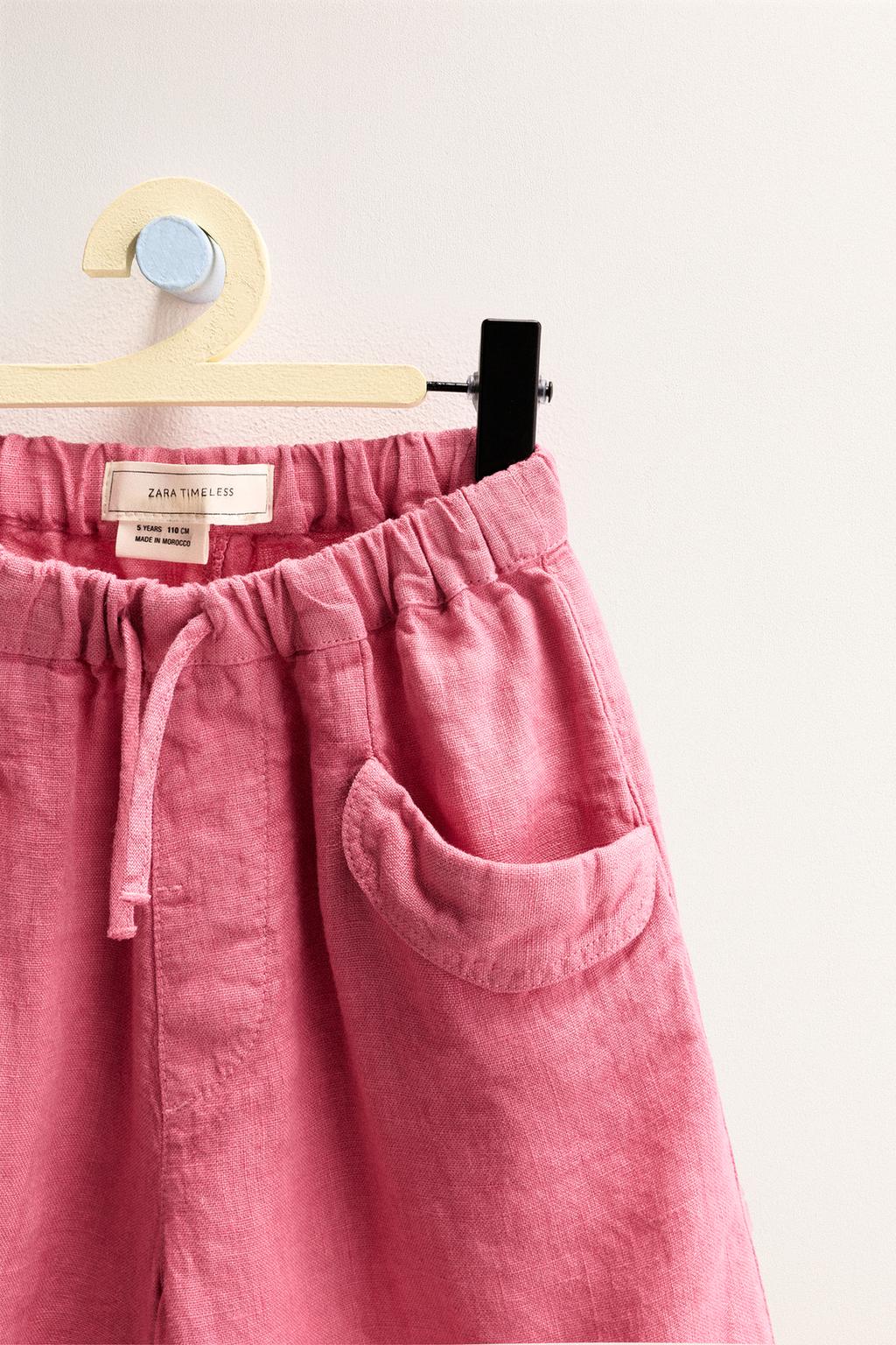ZARA TIMELESS - ЛЬНЯНЫЕ БЕРМУДЫ