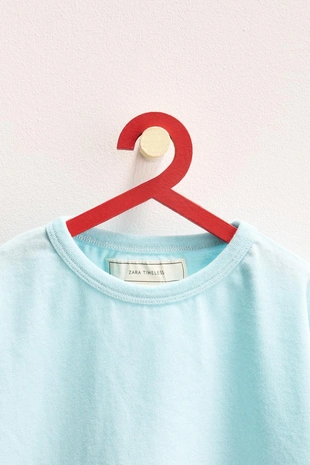 Zara Timeless - однотонная хлопковая футболка