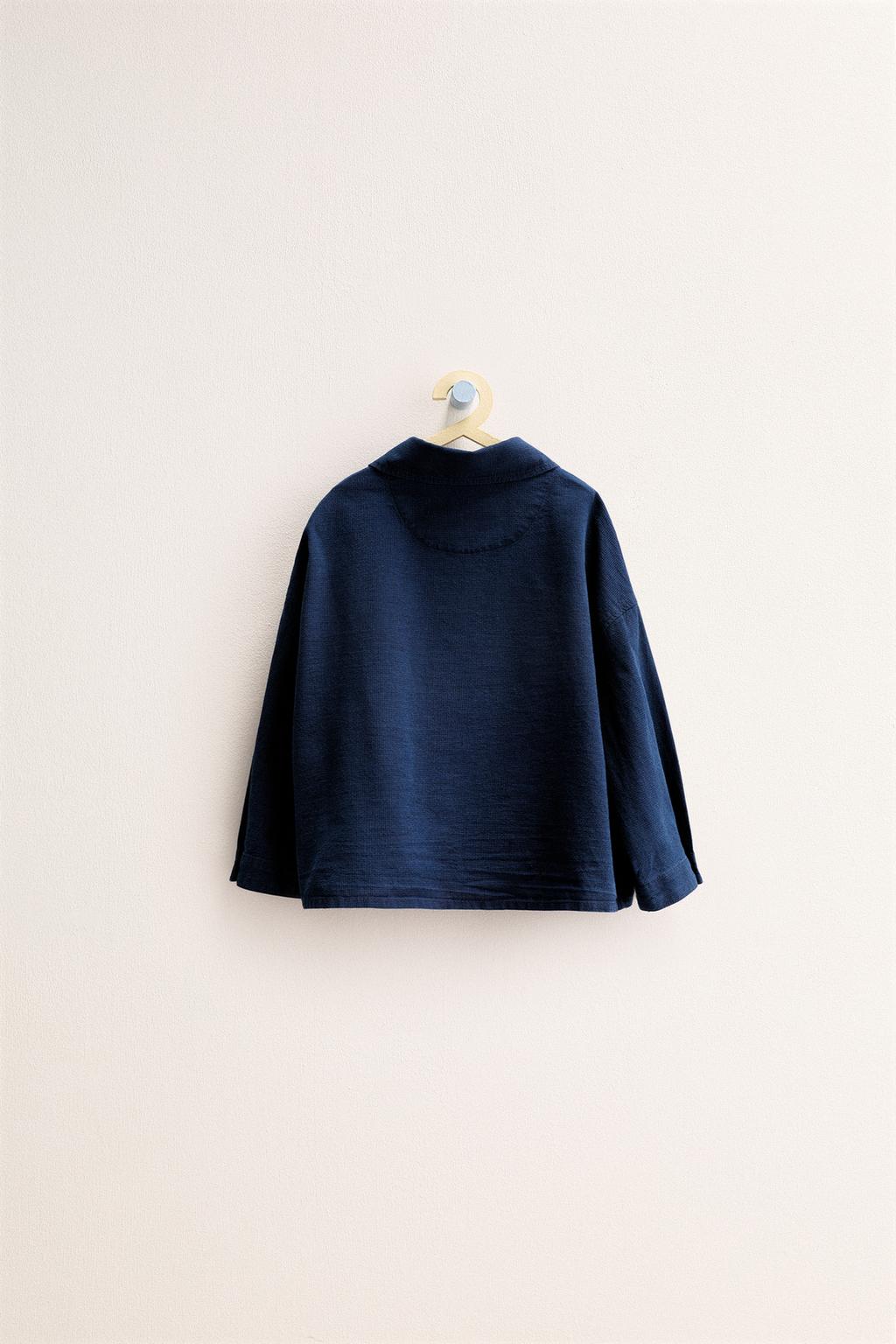 ZARA TIMELESS - КУРТКА-РУБАШКА В КЛЕТКУ ИЗ ХЛОПКА И ЛЬНА