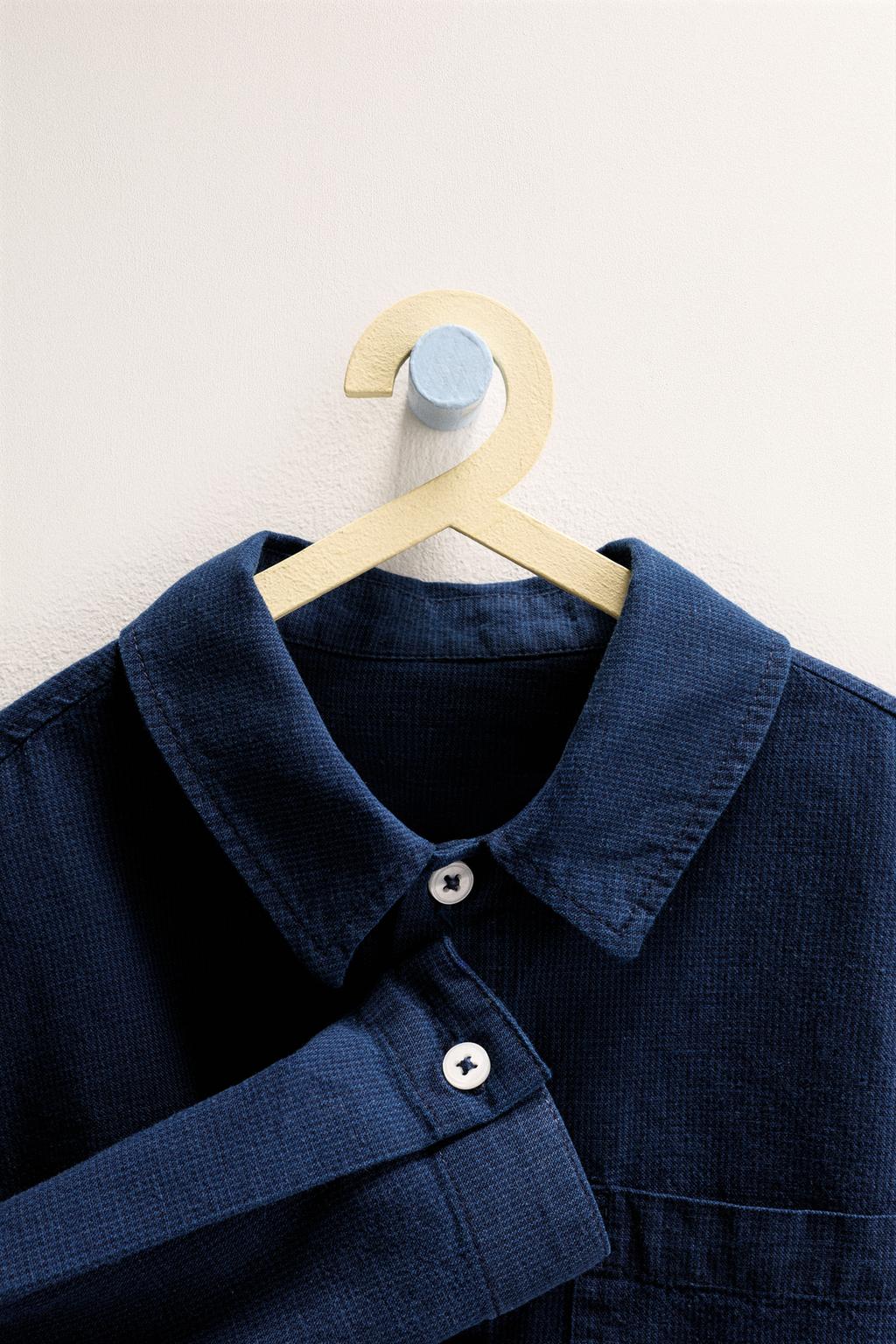 ZARA TIMELESS - КУРТКА-РУБАШКА В КЛЕТКУ ИЗ ХЛОПКА И ЛЬНА