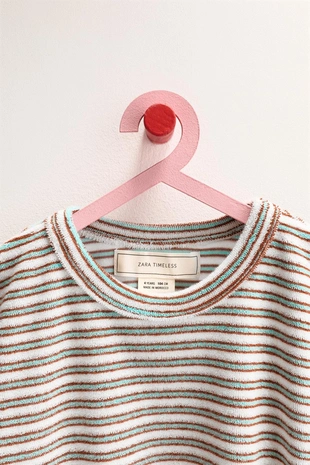 Zara Timeless - футболка махровая в полоску