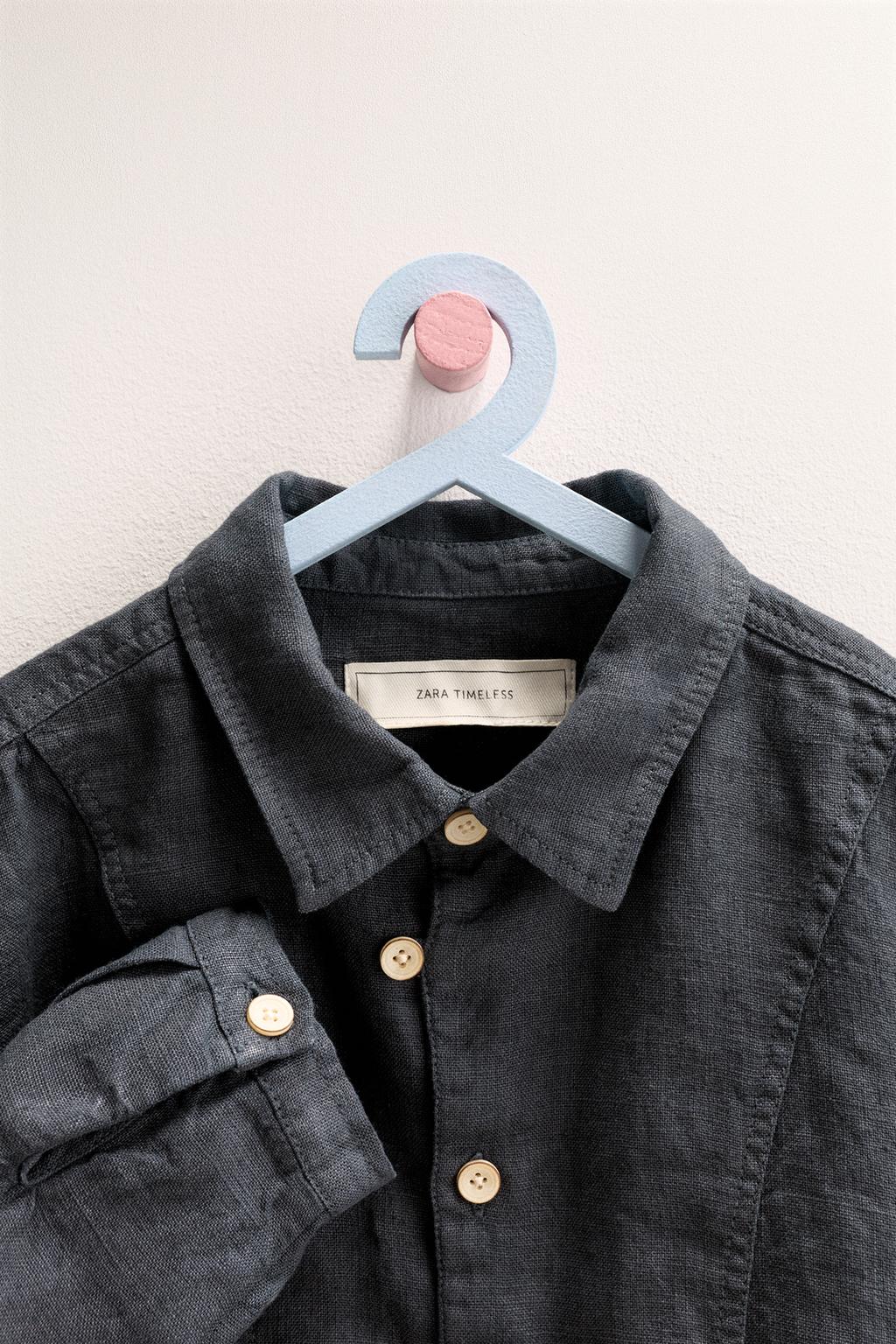 Zara «Timeless» — КУРТКА-РУБАШКА ИЗ 100% ЛЬНА