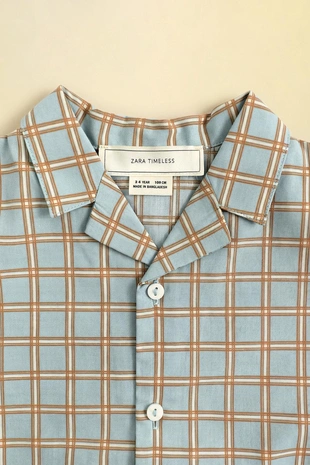 Zara «Timeless» - пижама в клетку- Заказать в России