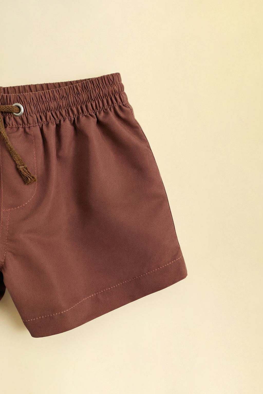 ZARA TIMELESS - ОДНОТОННЫЕ ПЛАВКИ-БЕРМУДЫ