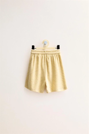 Zara Timeless — шорты из махровой ткани в полоску- Заказать в России