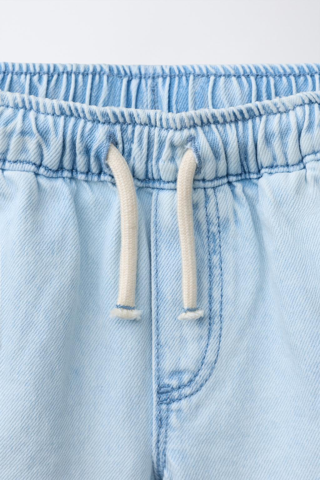 ДЖИНСОВЫЕ ШОРТЫ С ЭТИКЕТКОЙ