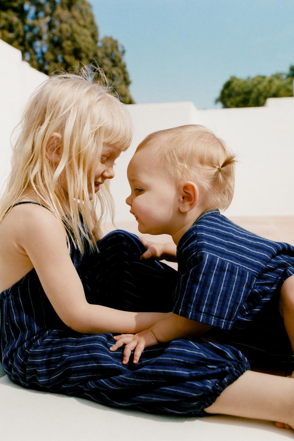 ZARA TIMELESS - ДЛИННЫЙ КОМБИНЕЗОН В ПОЛОСКУ