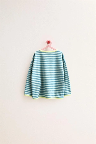 Толстовка Zara Timeless из махровой ткани в полоску- Заказать в России