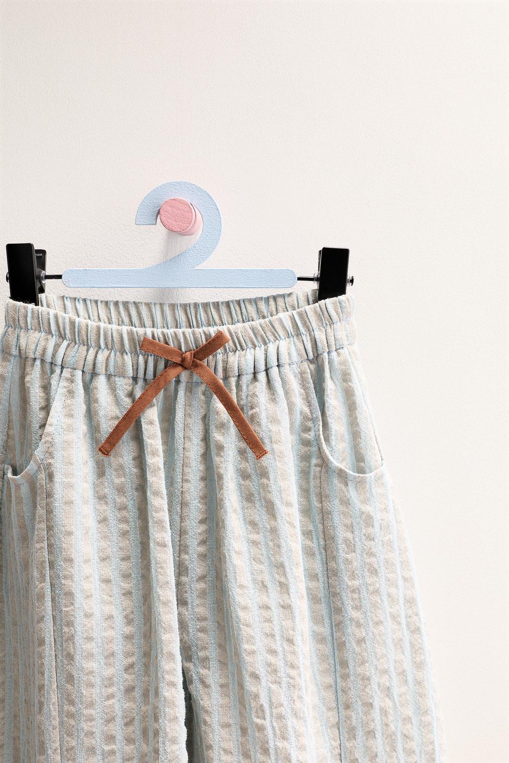 ZARA TIMELESS — МЕШКОВАТЫЕ БРЮКИ В ПОЛОСКУ