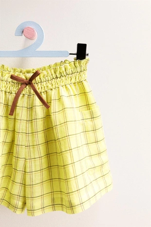 Zara Timeless - бермуды в клетку из льна- Заказать в России