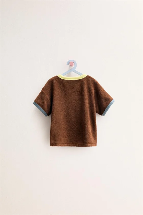 ФУТБОЛКА Zara «Timeless» ИЗ МАХРОВОЙ ТКАНИ