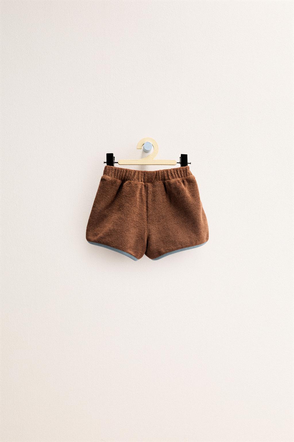 ZARA TIMELESS — ШОРТЫ ИЗ МАХРОВОЙ ТКАНИ