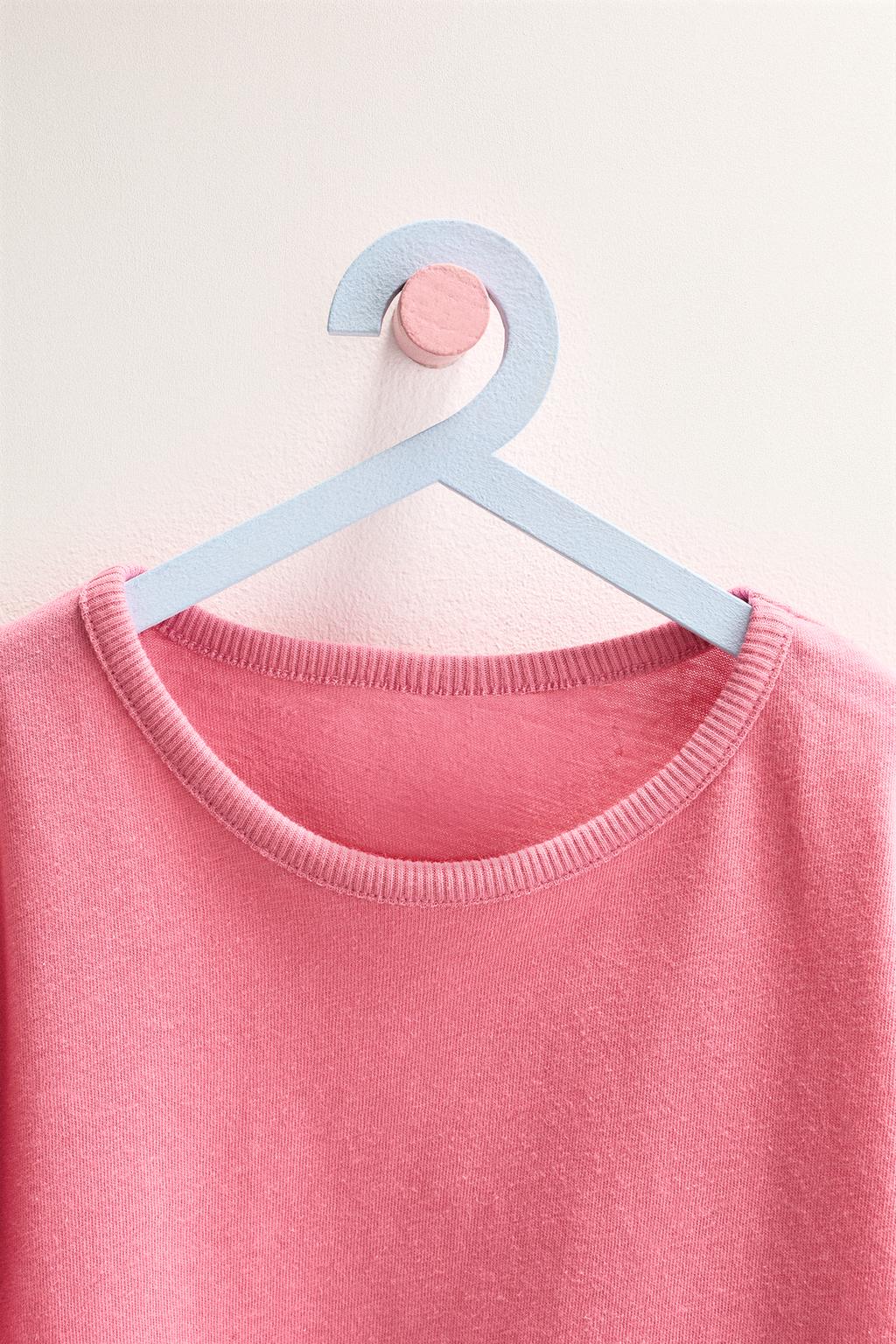 ZARA TIMELESS - ОДНОТОННАЯ ФУТБОЛКА ИЗ ХЛОПКА И ЛЬНА