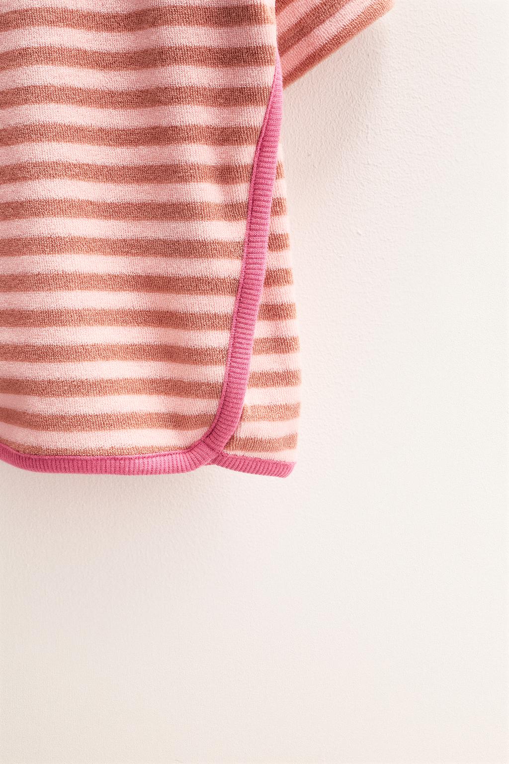 ZARA TIMELESS - ФУТБОЛКА С ПОЛОСАТЫМ ПОЛОТЕНЦЕМ