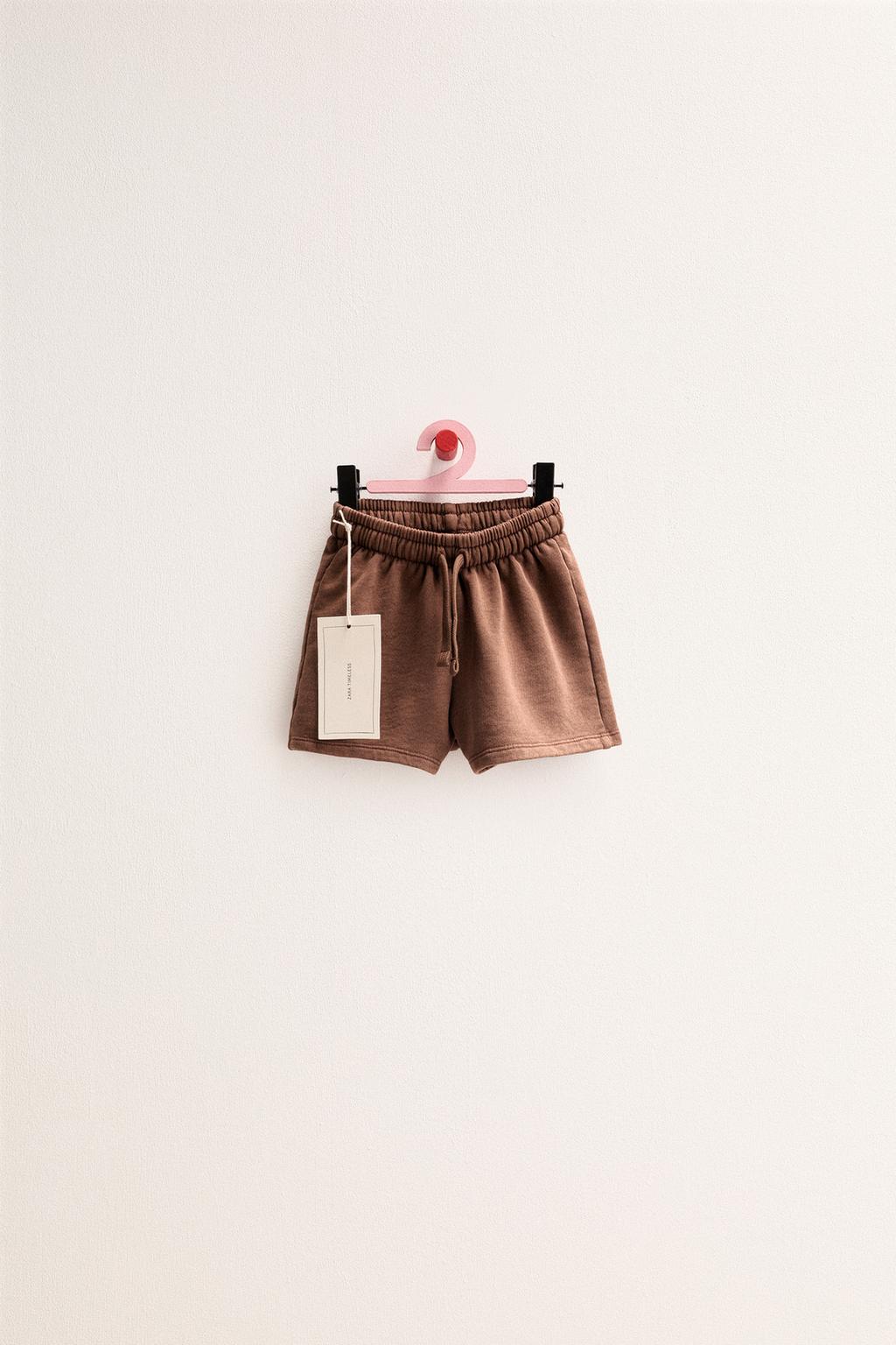 ZARA TIMELESS - ОДНОТОННЫЕ ШОРТЫ