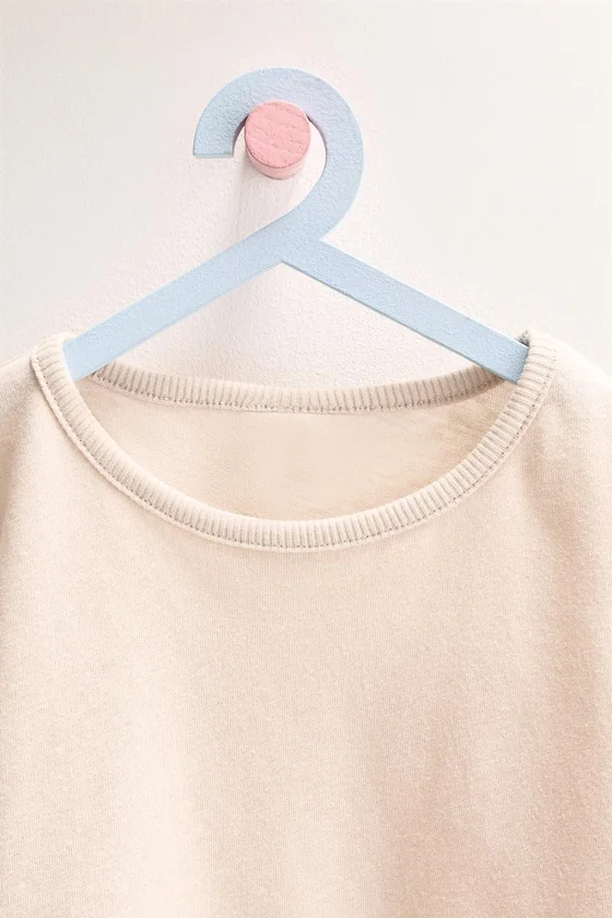 Zara «Timeless» — ОДНОТОННАЯ ФУТБОЛКА ИЗ ХЛОПКА И ЛЬНА