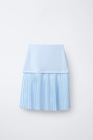 Юбка миди в складку- Заказать в России