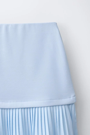 Юбка миди в складку- Заказать в России