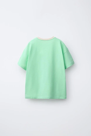 6–14 лет/однотонная пижама с карманом