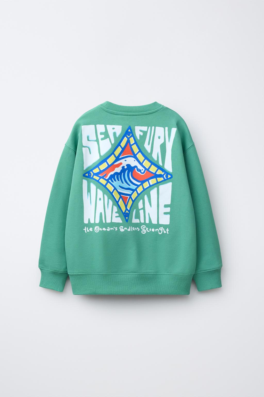 ТОЛСТОВКА С ПРИНТОМ «СЕРФИНГ»