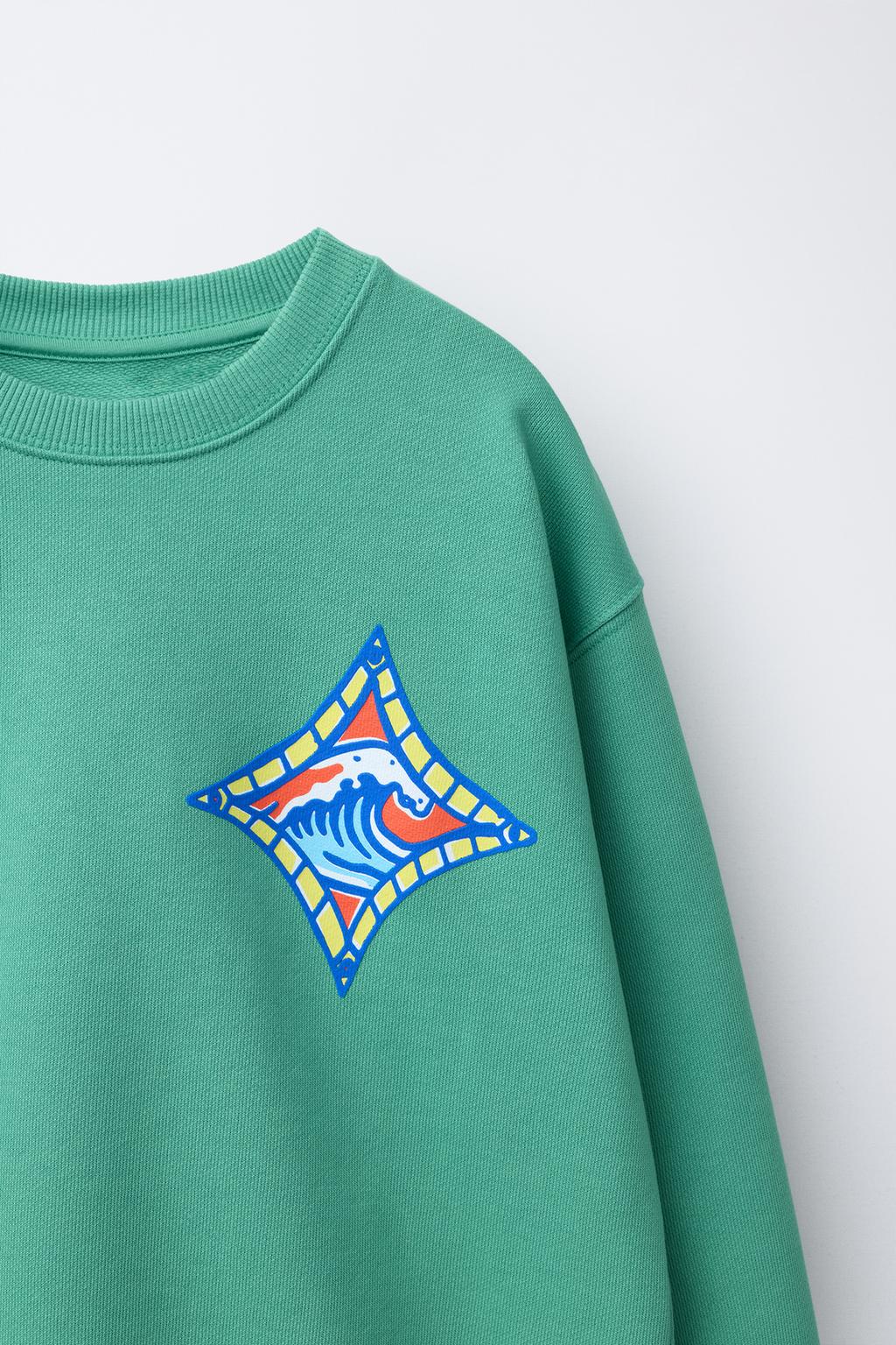 ТОЛСТОВКА С ПРИНТОМ «СЕРФИНГ»