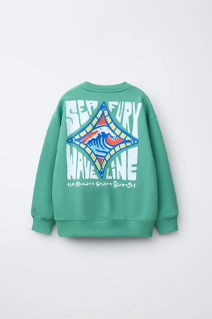 Толстовка с принтом «серфинг»- Заказать в России