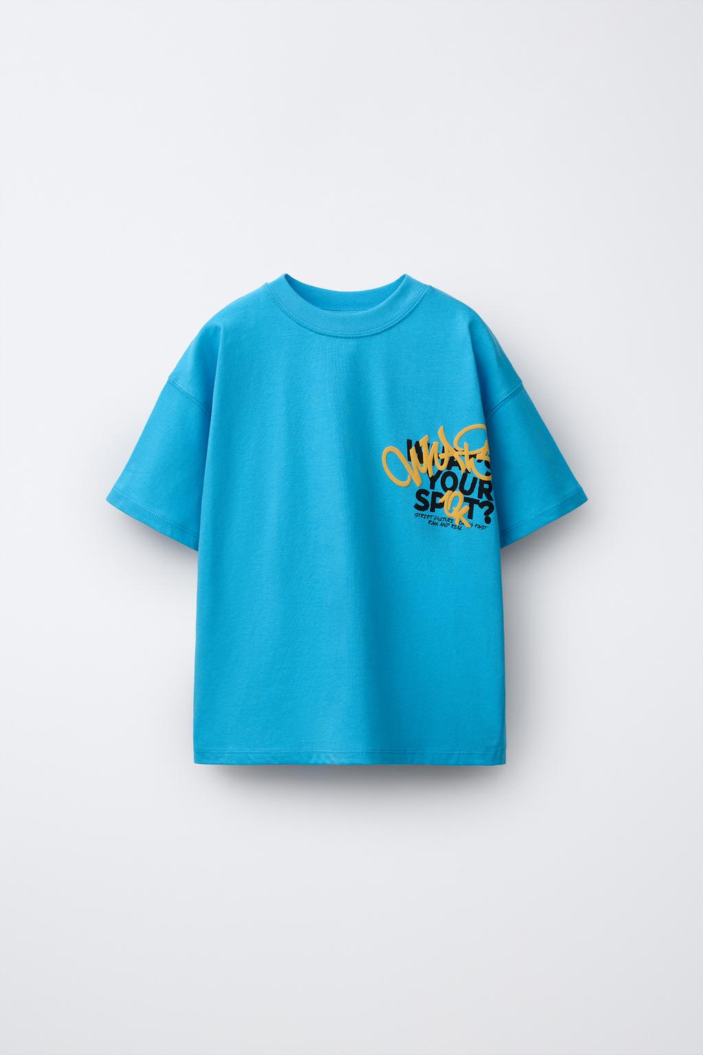 ФУТБОЛКА С ПРИНТОМ ГРАФФИТИ