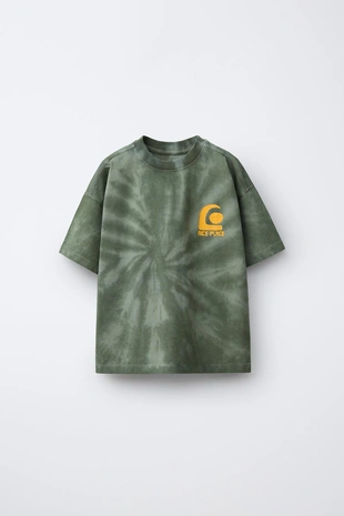 Футболка с принтом тай-дай- Заказать в России