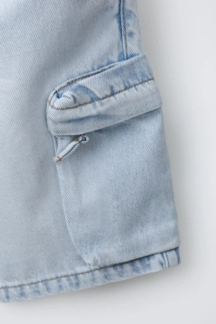 Джинсовые шорты карго Urban- Заказать в России