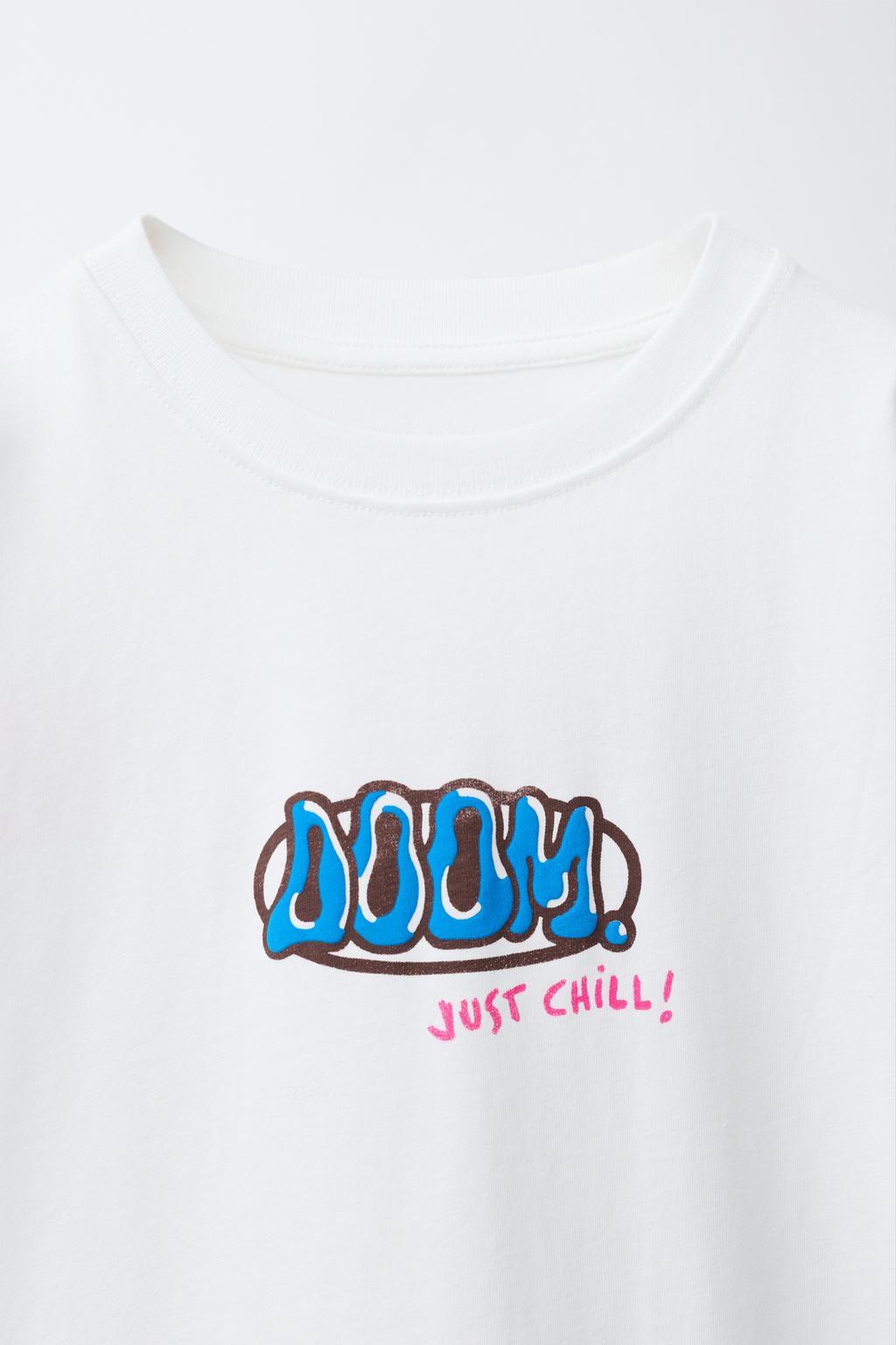 ФУТБОЛКА С ПРИНТОМ ВУЛКАН