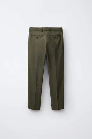 Брюки из хлопка и льна- Заказать в России