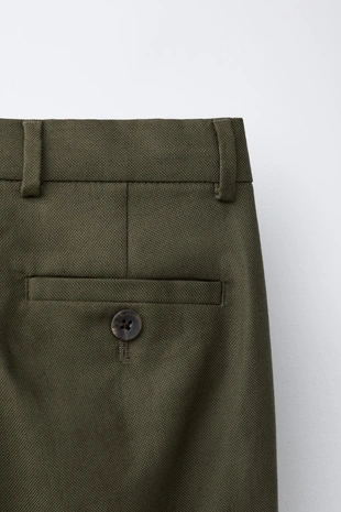 Брюки из хлопка и льна- Заказать в России