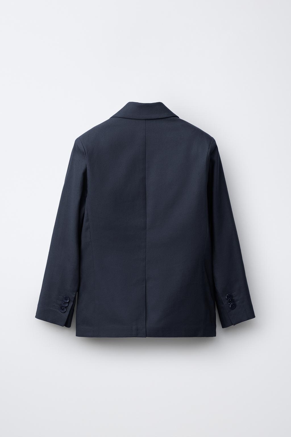 КОСТЮМНЫЙ БЛЕЙЗЕР ИЗ ХЛОПКА И ЛЬНА